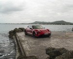 2022 Porsche Taycan GTS Sport Turismo (Color: Carmine Red) Front Three-Quarter Wallpapers 150x120