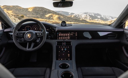 2022 Porsche Taycan GTS Sport Turismo (Color: Carmine Red) Interior Cockpit Wallpapers 450x275 (167)