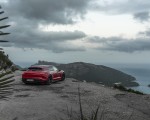 2022 Porsche Taycan GTS Sport Turismo (Color: Carmine Red) Rear Three-Quarter Wallpapers 150x120