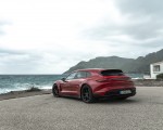 2022 Porsche Taycan GTS Sport Turismo (Color: Carmine Red) Rear Three-Quarter Wallpapers 150x120
