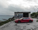2022 Porsche Taycan GTS Sport Turismo (Color: Carmine Red) Side Wallpapers 150x120