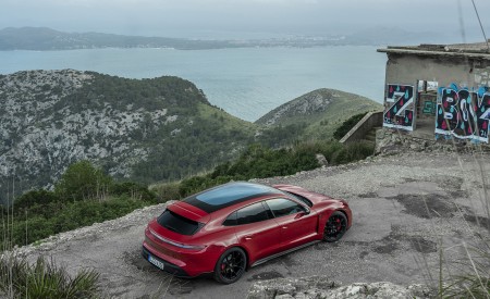 2022 Porsche Taycan GTS Sport Turismo (Color: Carmine Red) Top Wallpapers 450x275 (111)