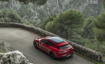 2022 Porsche Taycan GTS Sport Turismo (Color: Carmine Red) Top Wallpapers 450x275 (63)