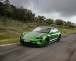 2022 Porsche Taycan GTS Sport Turismo (Color: Mamba Green Metallic) Front Three-Quarter Wallpapers 150x120