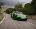 2022 Porsche Taycan GTS Sport Turismo (Color: Mamba Green Metallic) Front Wallpapers 150x120