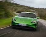 2022 Porsche Taycan GTS Sport Turismo (Color: Mamba Green Metallic) Front Wallpapers  150x120