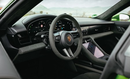 2022 Porsche Taycan GTS Sport Turismo (Color: Mamba Green Metallic) Interior Detail Wallpapers 450x275 (37)