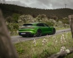 2022 Porsche Taycan GTS Sport Turismo (Color: Mamba Green Metallic) Rear Three-Quarter Wallpapers 150x120