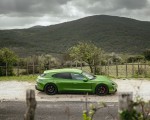 2022 Porsche Taycan GTS Sport Turismo (Color: Mamba Green Metallic) Side Wallpapers 150x120