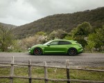 2022 Porsche Taycan GTS Sport Turismo (Color: Mamba Green Metallic) Side Wallpapers 150x120