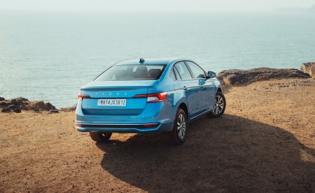 2022 Skoda Slavia Rear Three-Quarter Wallpapers 450x275 (6)