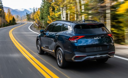 2023 Kia Sportage Hybrid Rear Three-Quarter Wallpapers 450x275 (3)