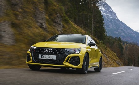2022 Audi RS 3 Saloon Launch Edition (UK-Spec) Front Wallpapers 450x275 (3)