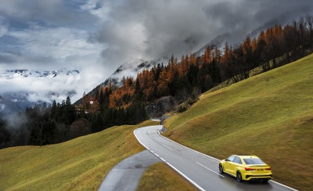 2022 Audi RS 3 Saloon Launch Edition (UK-Spec) Rear Three-Quarter Wallpapers 450x275 (34)