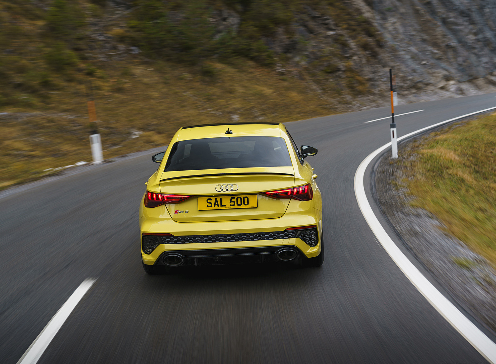 2022 Audi RS 3 Saloon Launch Edition (UK-Spec) Rear Wallpapers (15)