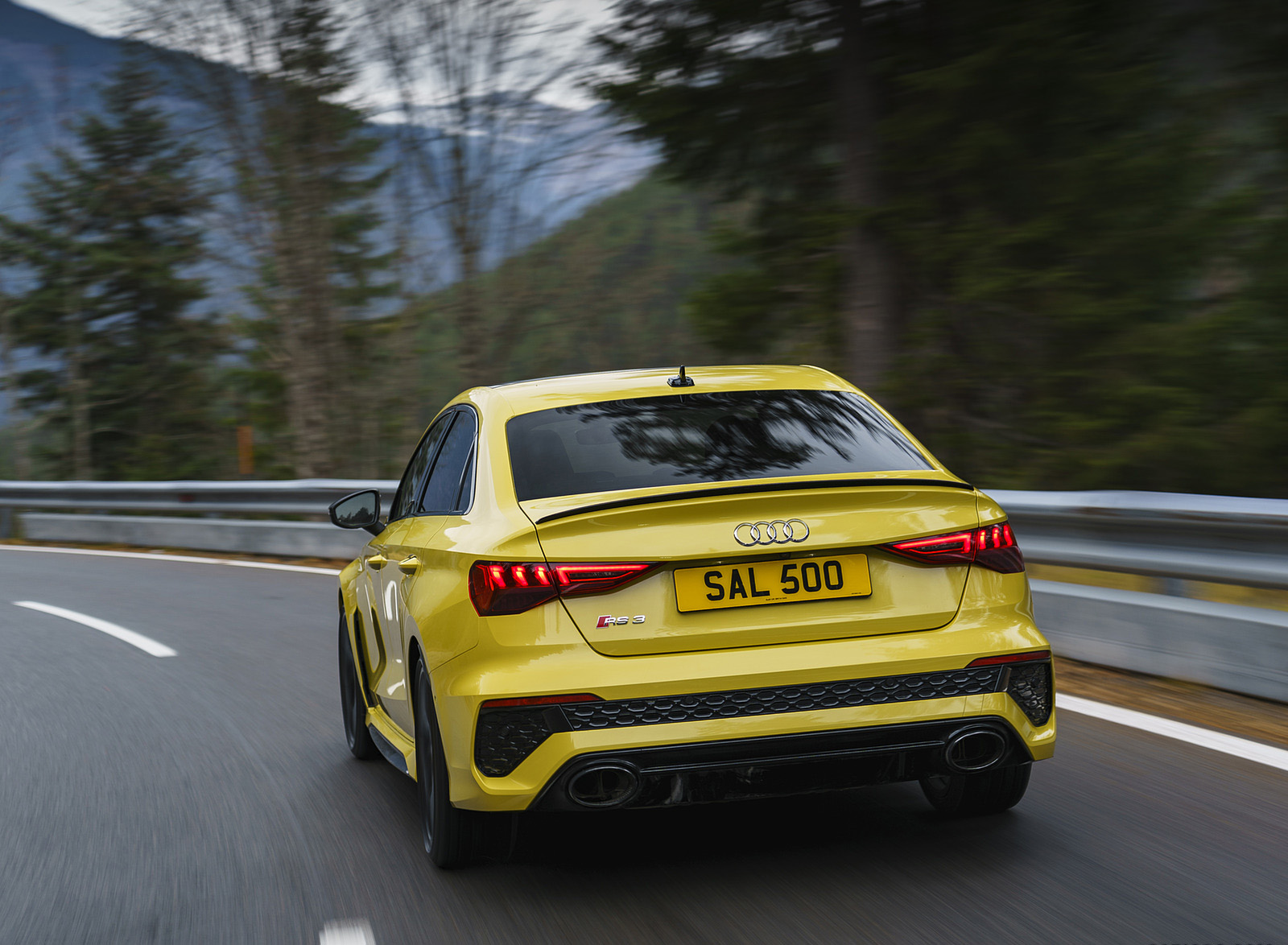 2022 Audi RS 3 Saloon Launch Edition (UK-Spec) Rear Wallpapers (14)