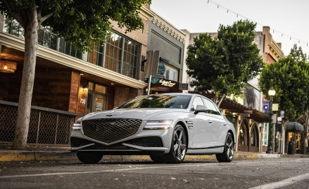 2022 Genesis G80 Front Three-Quarter Wallpapers  450x275 (109)