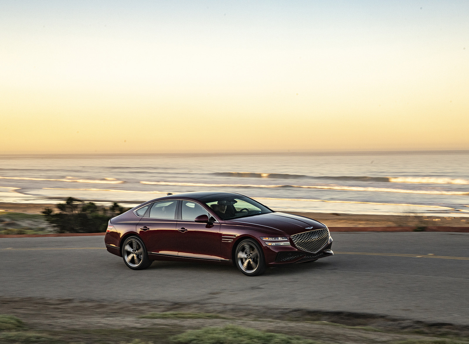 2022 Genesis G80 Front Three-Quarter Wallpapers  (7)