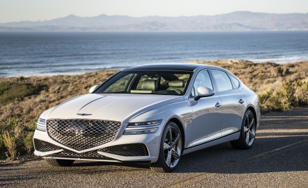 2022 Genesis G80 Front Three-Quarter Wallpapers 450x275 (104)