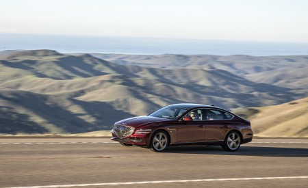 2022 Genesis G80 Front Three-Quarter Wallpapers 450x275 (13)