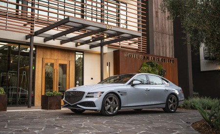 2022 Genesis G80 Front Three-Quarter Wallpapers 450x275 (117)