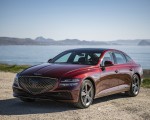 2022 Genesis G80 Front Three-Quarter Wallpapers 150x120
