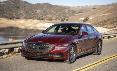 2022 Genesis G80 Front Three-Quarter Wallpapers 450x275 (37)