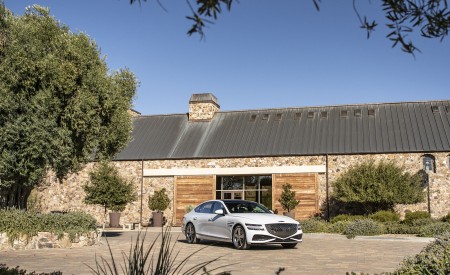 2022 Genesis G80 Front Three-Quarter Wallpapers 450x275 (111)
