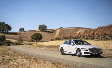 2022 Genesis G80 Front Three-Quarter Wallpapers 450x275 (106)
