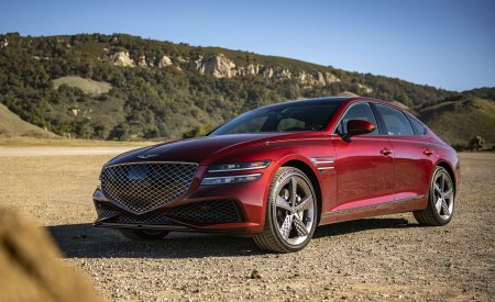 2022 Genesis G80 Front Three-Quarter Wallpapers 450x275 (41)