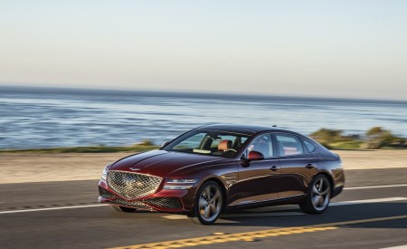 2022 Genesis G80 Front Three-Quarter Wallpapers 450x275 (15)