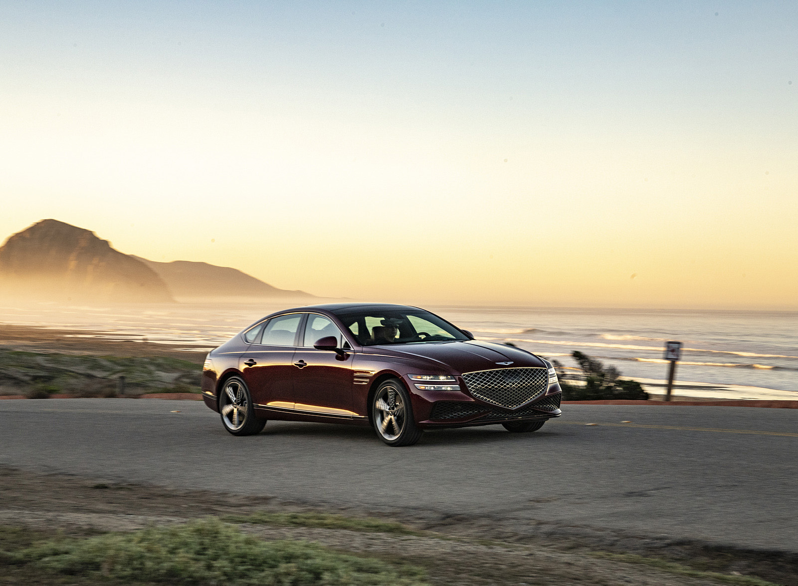 2022 Genesis G80 Front Three-Quarter Wallpapers  (9)