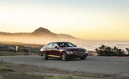 2022 Genesis G80 Front Three-Quarter Wallpapers 450x275 (10)