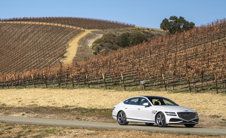 2022 Genesis G80 Front Three-Quarter Wallpapers 450x275 (101)