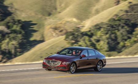 2022 Genesis G80 Front Three-Quarter Wallpapers  450x275 (25)