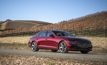 2022 Genesis G80 Front Three-Quarter Wallpapers 450x275 (49)