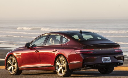 2022 Genesis G80 Rear Three-Quarter Wallpapers 450x275 (6)