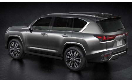2022 Lexus LX 600 Rear Three-Quarter Wallpapers 450x275 (5)