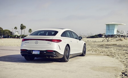2022 Mercedes-AMG EQS 53 4MATIC+ (Color: Diamond White Bright) Rear Wallpapers 450x275 (57)