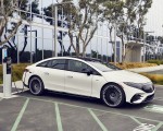 2022 Mercedes-AMG EQS 53 4MATIC+ (Color: Diamond White Bright) Side Wallpapers 150x120