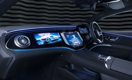 2022 Mercedes-Benz EQS 450+ AMG Line (UK-Spec) Interior Wallpapers 450x275 (37)