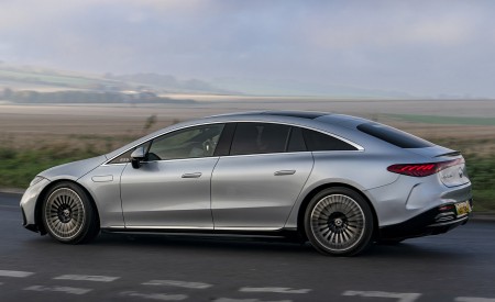 2022 Mercedes-Benz EQS 450+ AMG Line (UK-Spec) Side Wallpapers 450x275 (17)