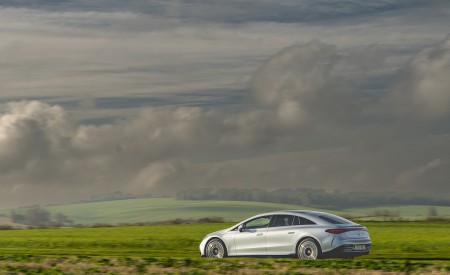 2022 Mercedes-Benz EQS 450+ AMG Line (UK-Spec) Side Wallpapers 450x275 (12)