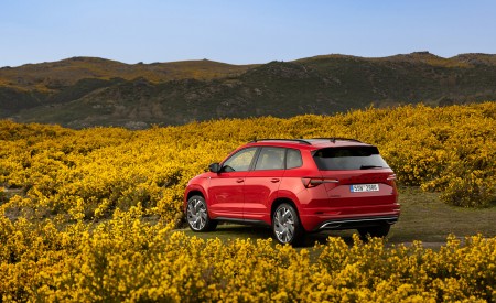 2022 Škoda Karoq Sportline Rear Three-Quarter Wallpapers 450x275 (20)
