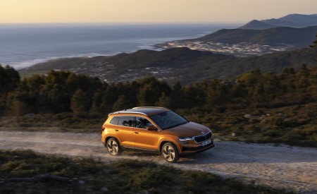 2022 Škoda Karoq Style Front Three-Quarter Wallpapers 450x275 (27)