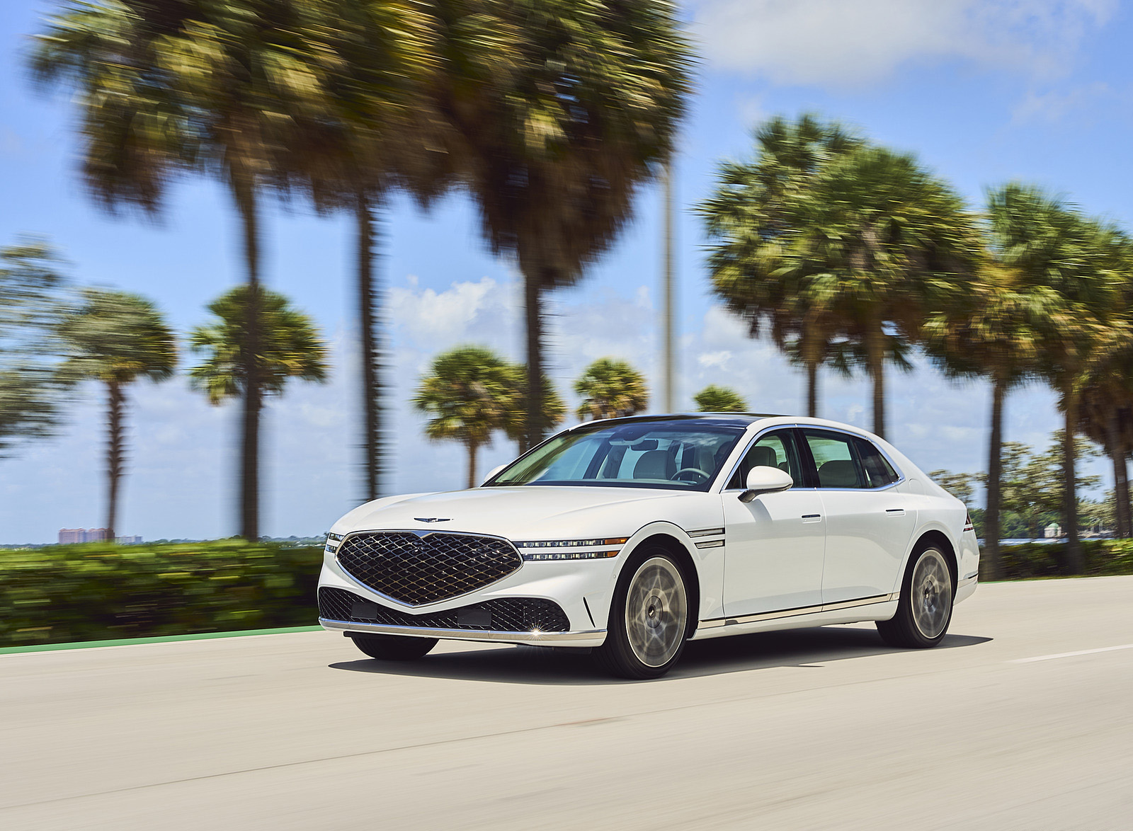 2023 Genesis G90 Front Three-Quarter Wallpapers (4)