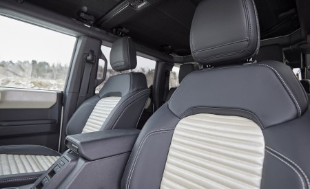 2021 Ford Bronco Pope Francis Center First Edition Interior Seats Wallpapers 450x275 (13)
