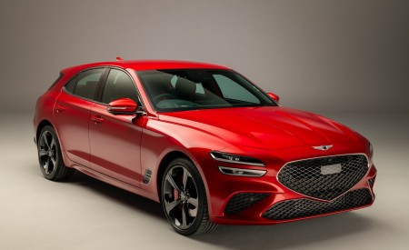 2022 Genesis G70 Shooting Brake UK version Front Three-Quarter Wallpapers 450x275 (25)