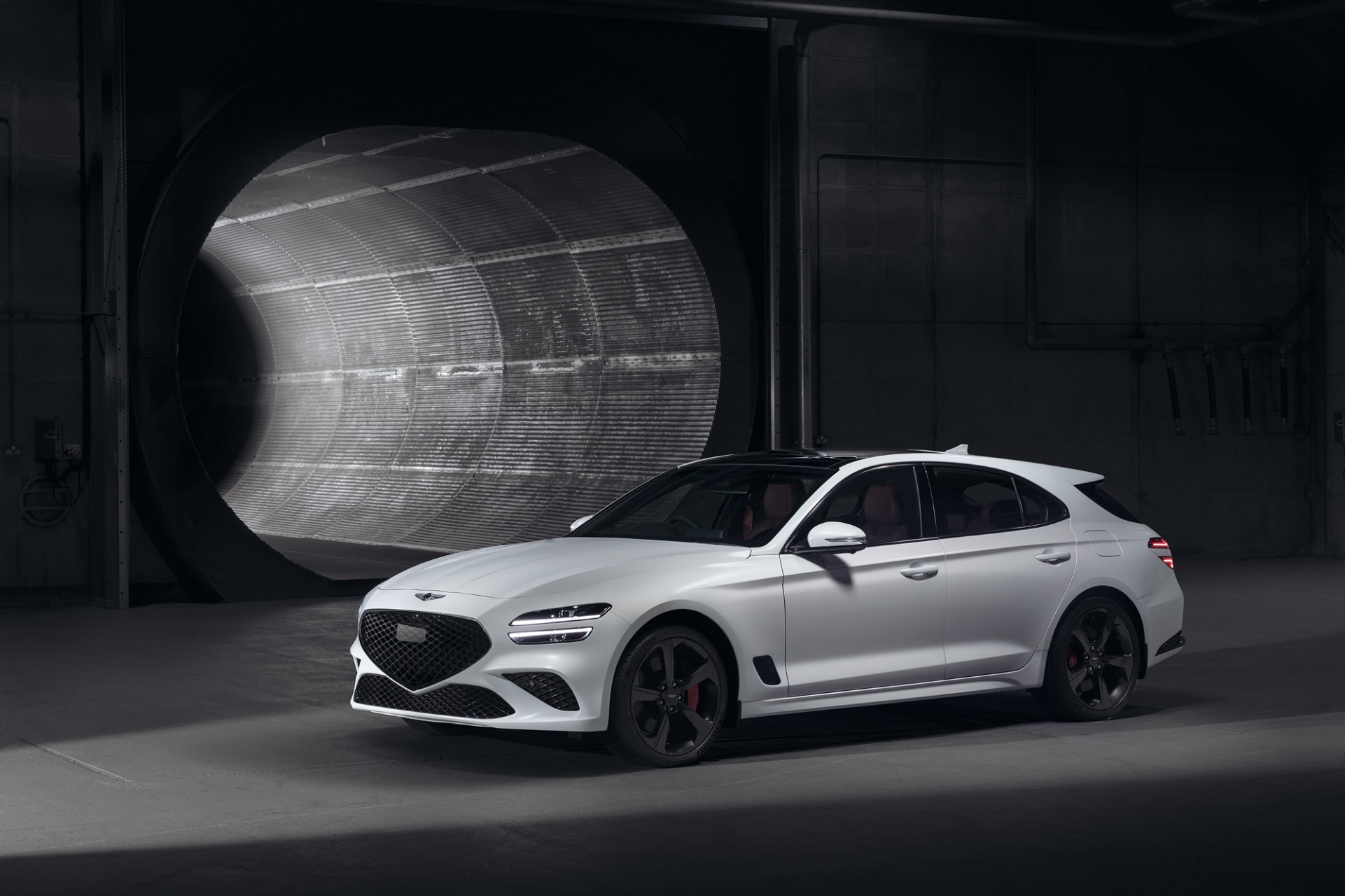 2022 Genesis G70 Shooting Brake UK version Front Three-Quarter Wallpapers (13)