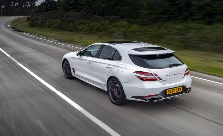 2022 Genesis G70 Shooting Brake UK version Rear Three-Quarter Wallpapers 450x275 (3)